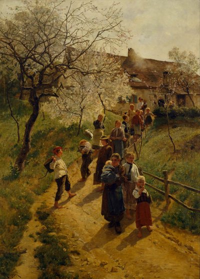 Un giorno di primavera da Friedrich Kallmorgen